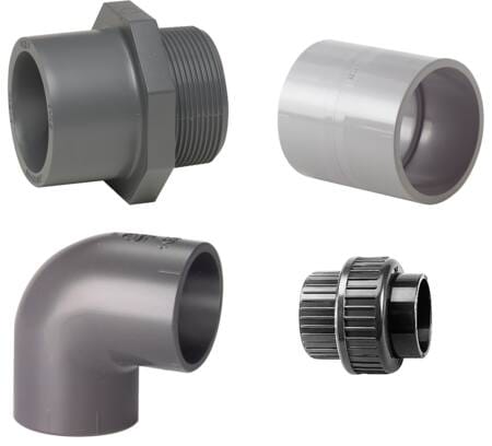 Limfittings vinkler og overgange