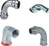 Press fittings forzinket