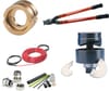 Værktøj og maskiner for Crimping, Presning, Klipning, Afisolering, Lokning