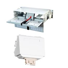 Fiber udtag og montagebokse