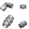 Hydraulik skærerings fittings med to tilslutninger