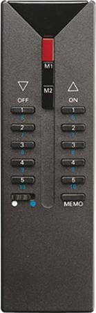 Transmitter/Remote control for domestic switching devices