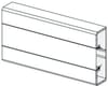 Underdel til fodpanel