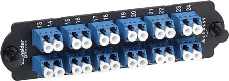 Monteringsplade for fiberadaptor