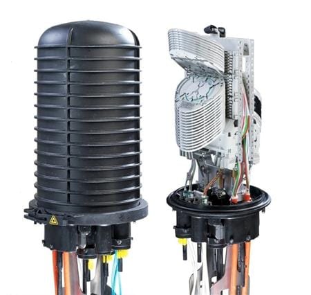Fiber splidse muffe