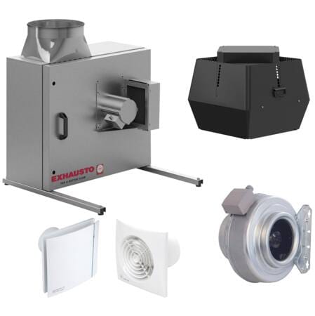 Ventilatorer og røgsugere