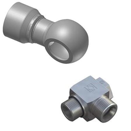 Skærering til hydraulisk bajonetkobling